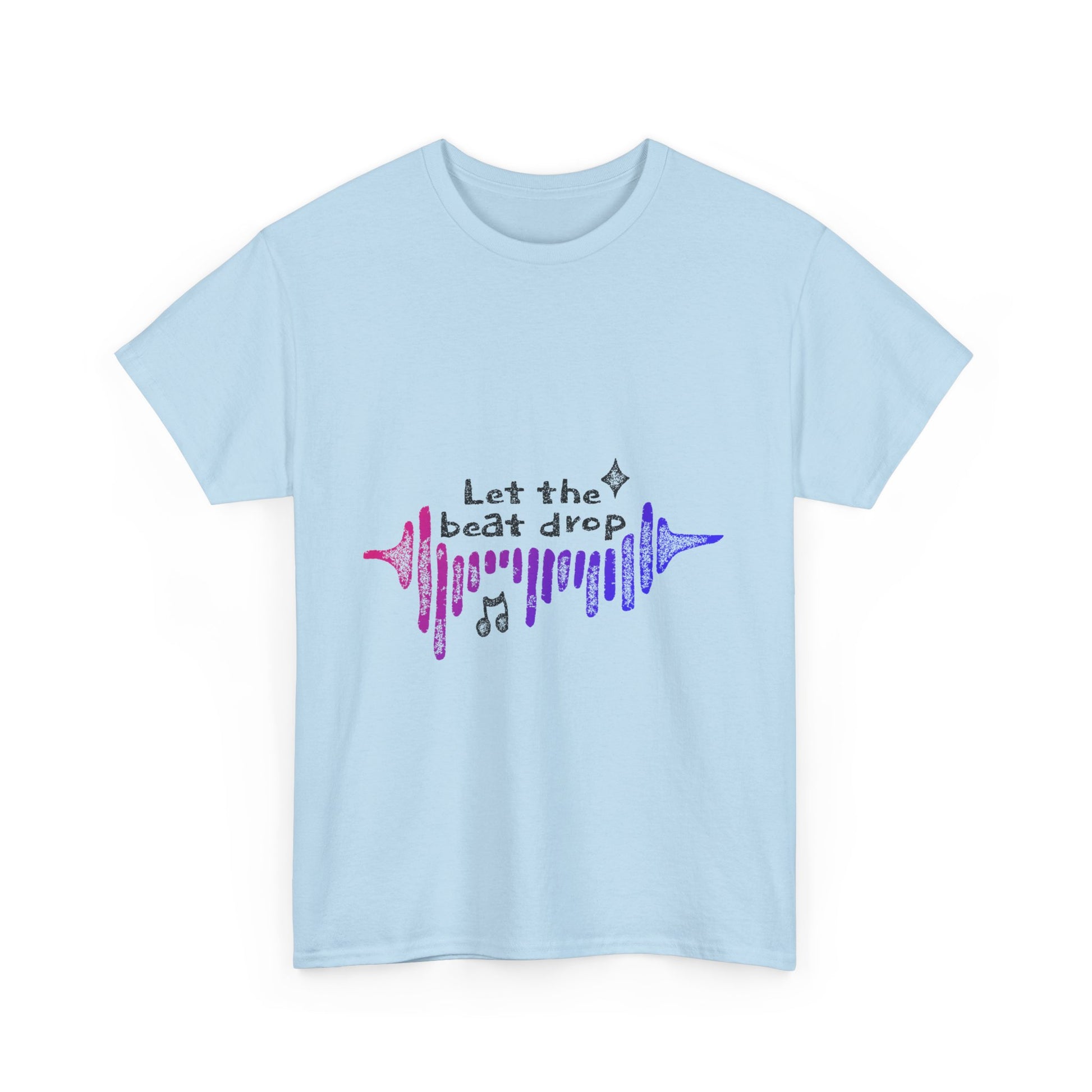 Bold Beats Visualizer Unisex Heavy cotton tee Printify