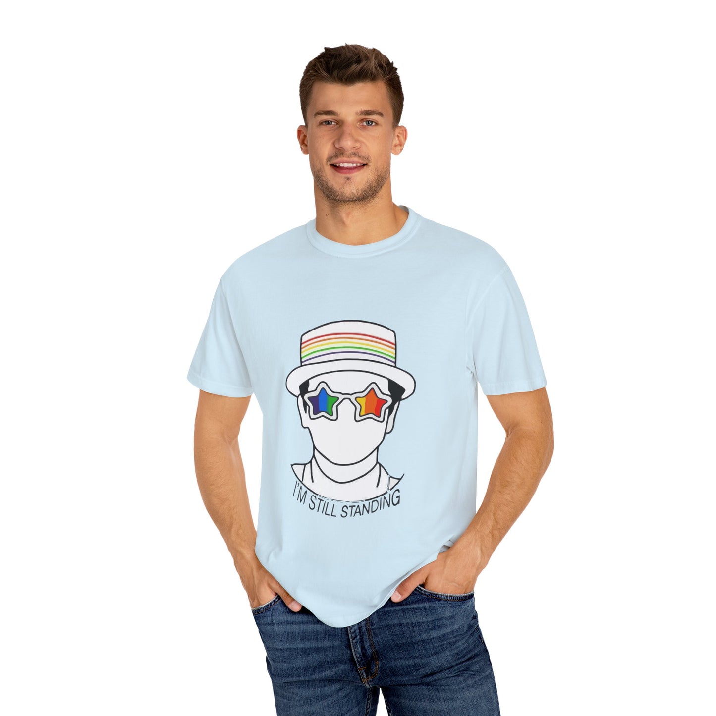 I’m Still Standing Unisex Garment-Dyed T-shirt - snazzymerch