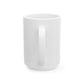 Retro Block Letter Ceramic Mug, (11oz, 15oz) - snazzymerch