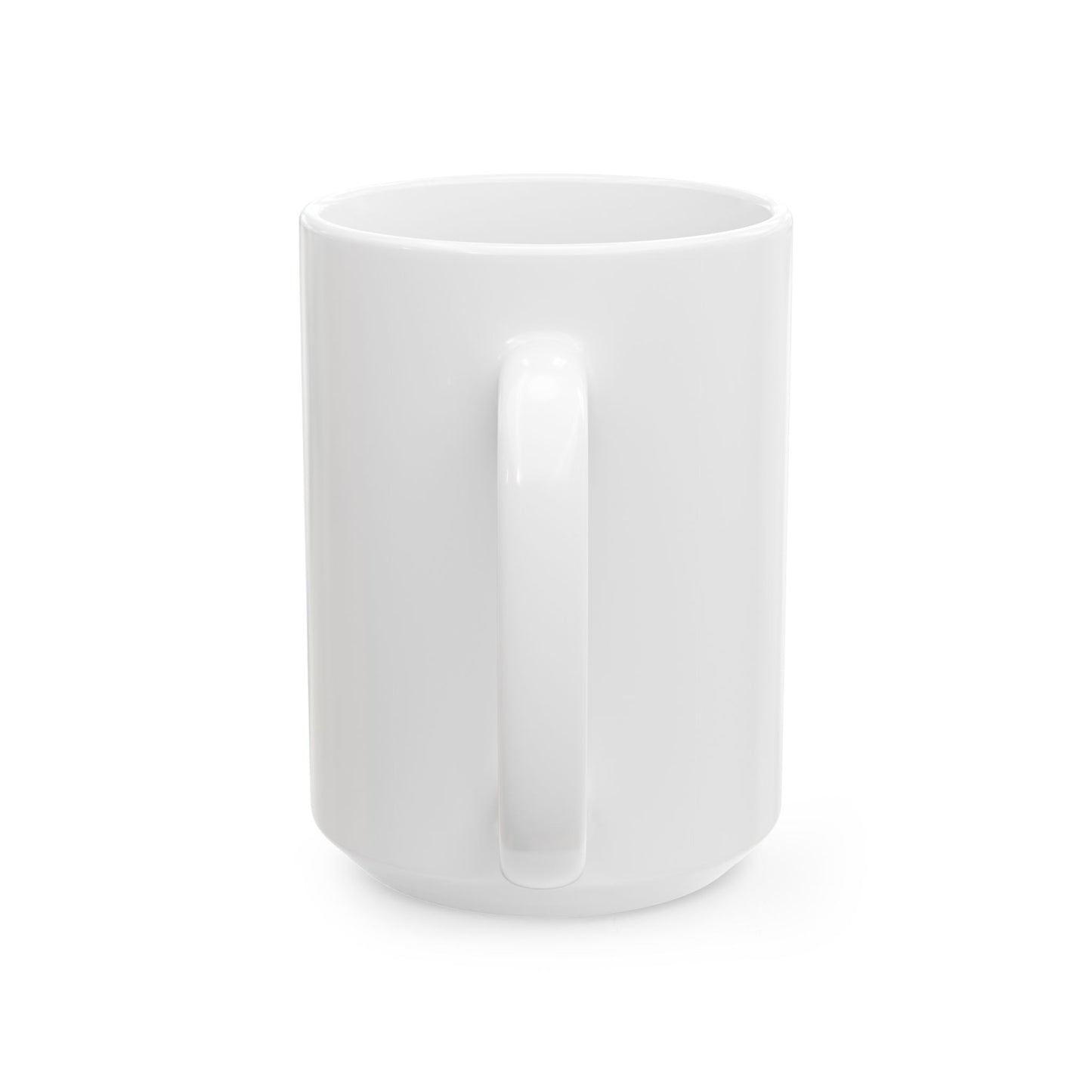 Retro Block Letter Ceramic Mug, (11oz, 15oz) - snazzymerch