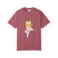 Yellow Glasses Portrait Unisex Garment-Dyed T-shirt - snazzymerch