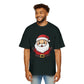 Cute Santa Claus Oversized Tee – Festive Christmas Cartoon T-Shirt Printify