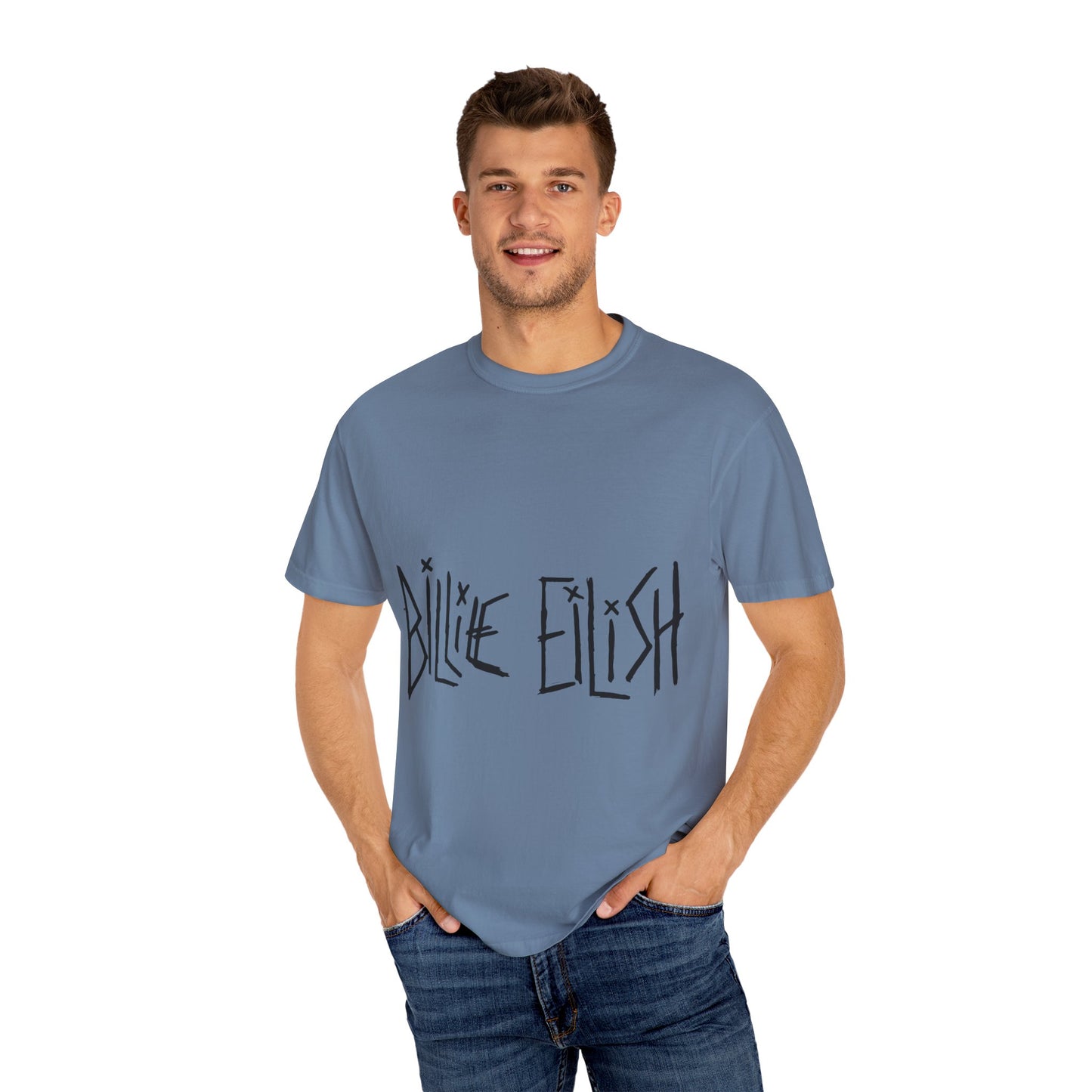 Billie Eilish Inspired Dyed T-shirt – Twisted Ink Font Edition Printify