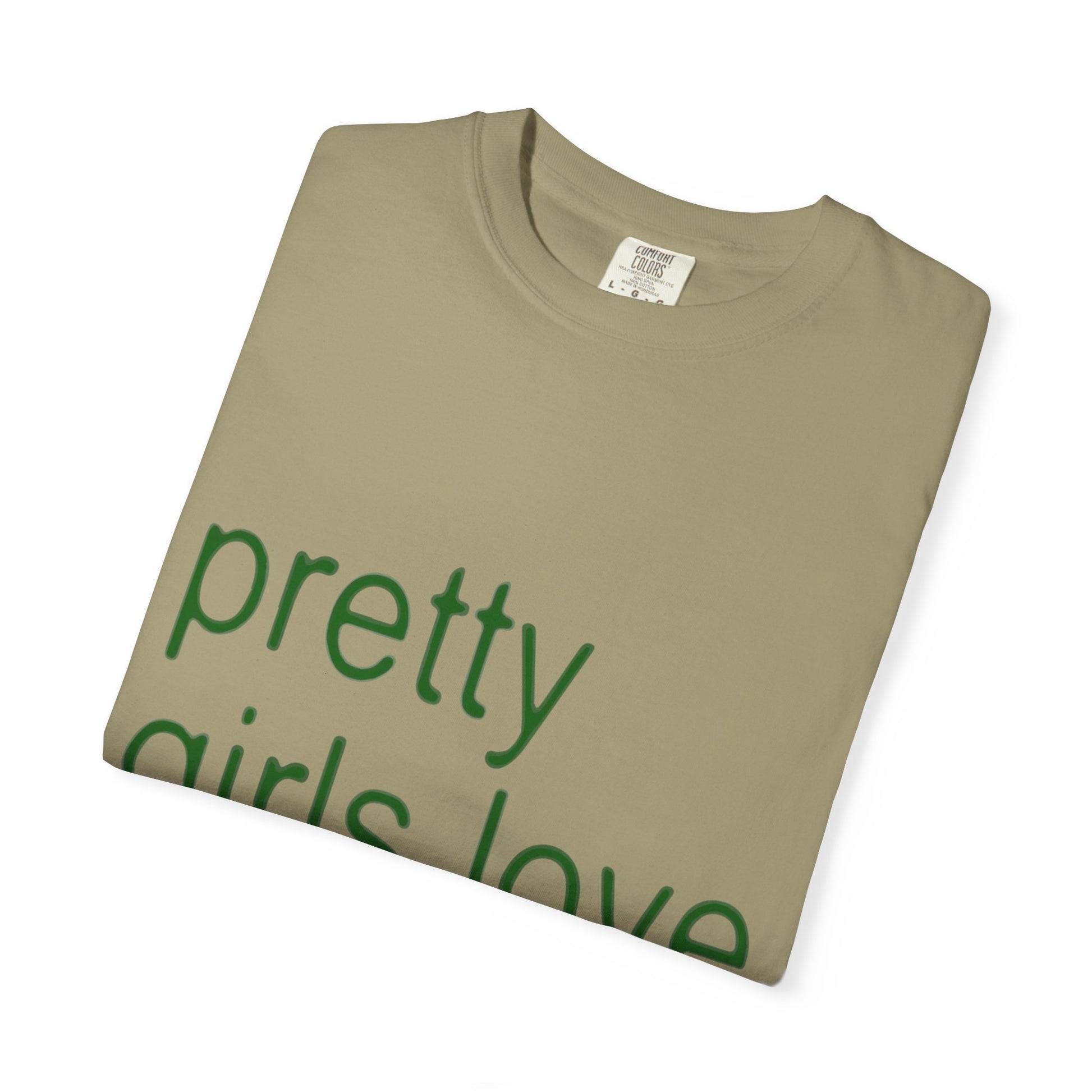 Green Text Statement Unisex Garment-Dyed T-shirt - snazzymerch