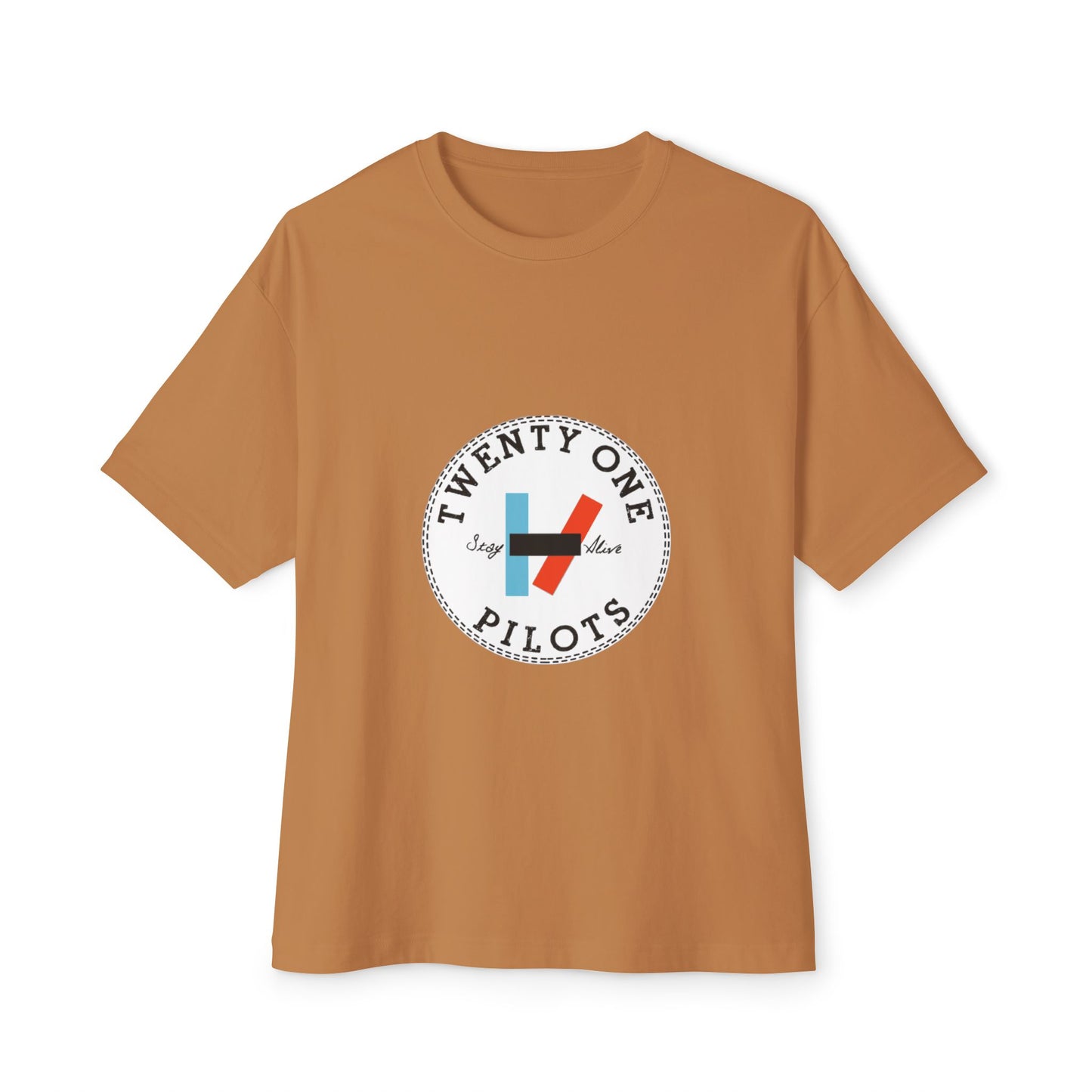 Trident Glow Unisex Oversized Boxy Tee - snazzymerch