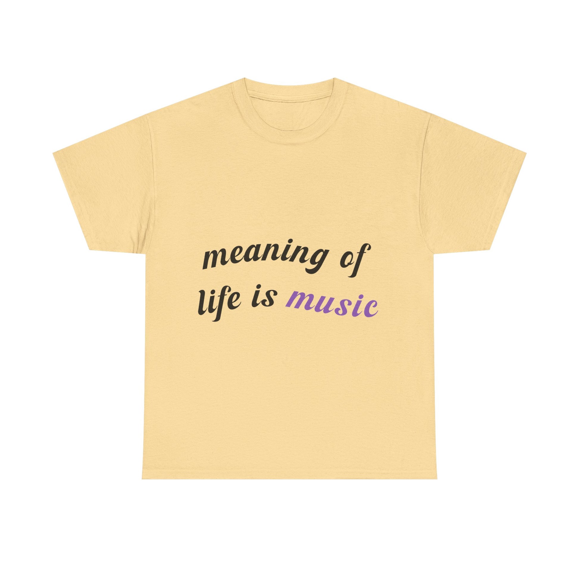 Feel the Music Vibe Unisex Heavy cotton tee Printify