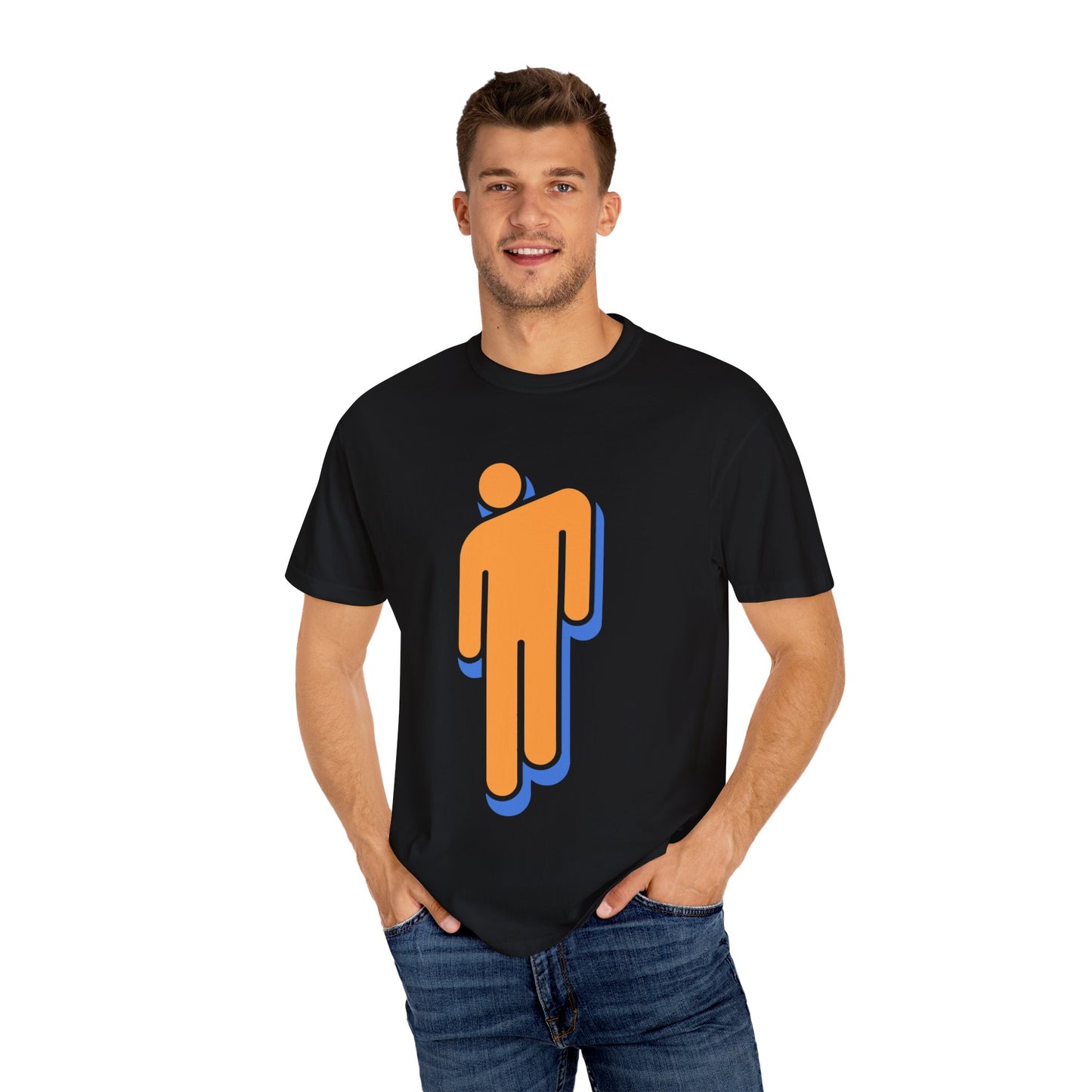 Billie Eilish Inspired Dyed T-shirt – Walk Alone Icon Edition Printify