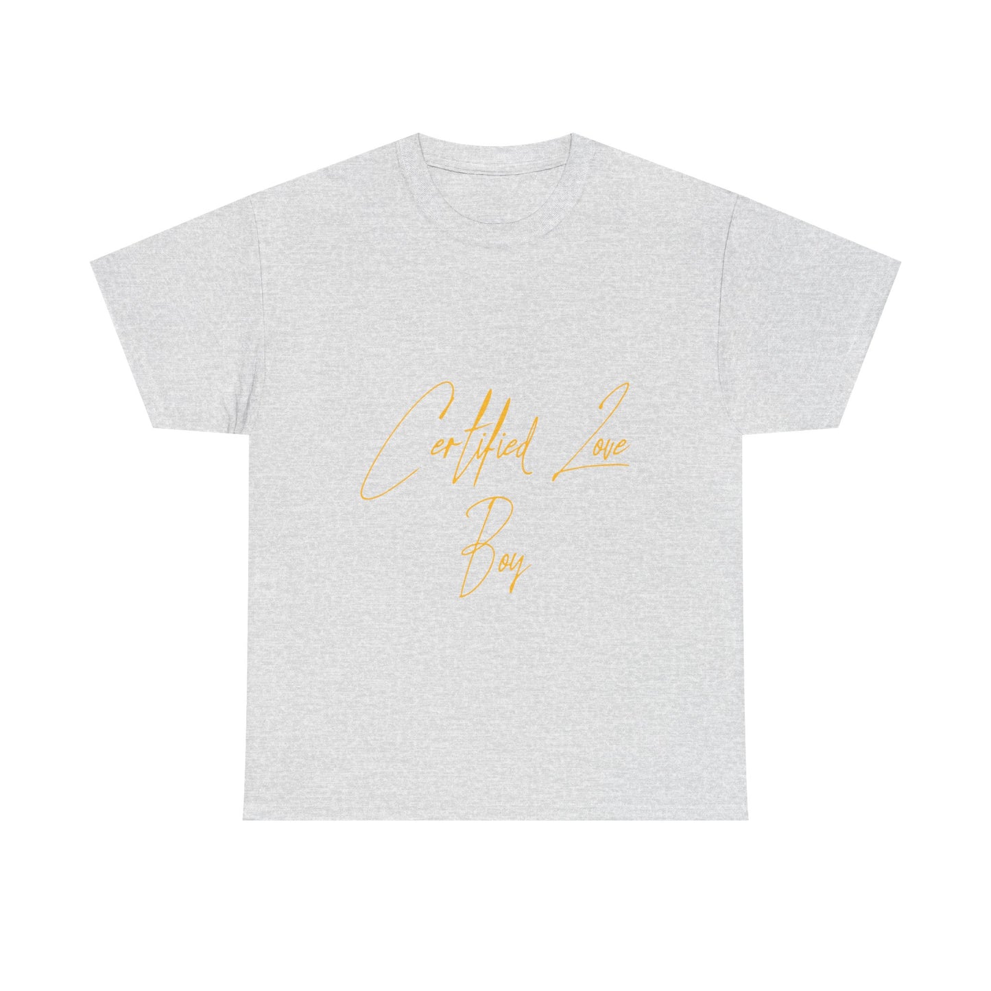 Certified Lover Boy Script Heavy Cotton Tee Printify