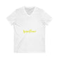 Solar Glow Unisex Jersey Short Sleeve V-Neck Tee - snazzymerch