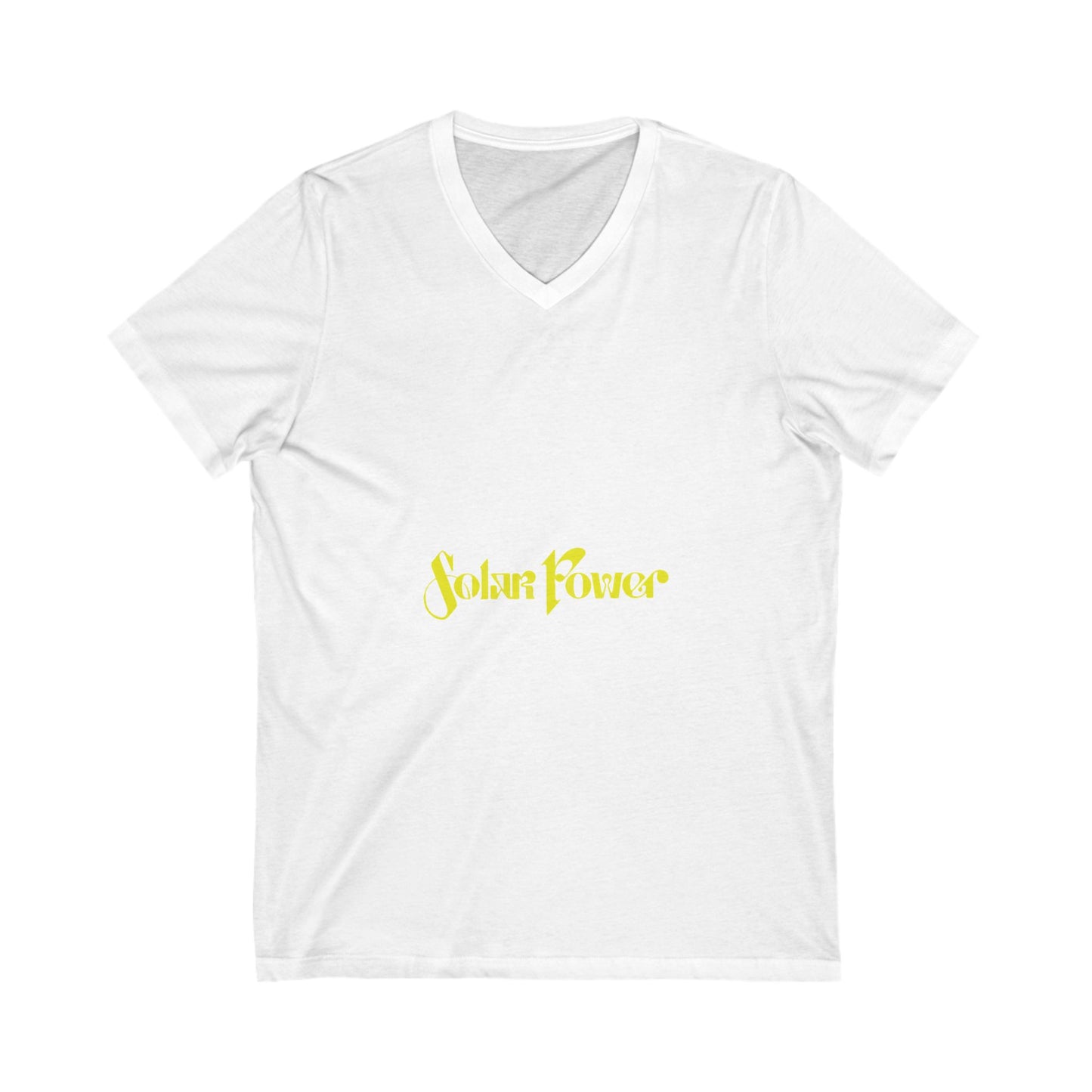Solar Glow Unisex Jersey Short Sleeve V-Neck Tee - snazzymerch