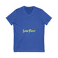 Solar Glow Unisex Jersey Short Sleeve V-Neck Tee - snazzymerch