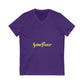 Solar Glow Unisex Jersey Short Sleeve V-Neck Tee - snazzymerch