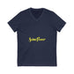 Solar Glow Unisex Jersey Short Sleeve V-Neck Tee - snazzymerch