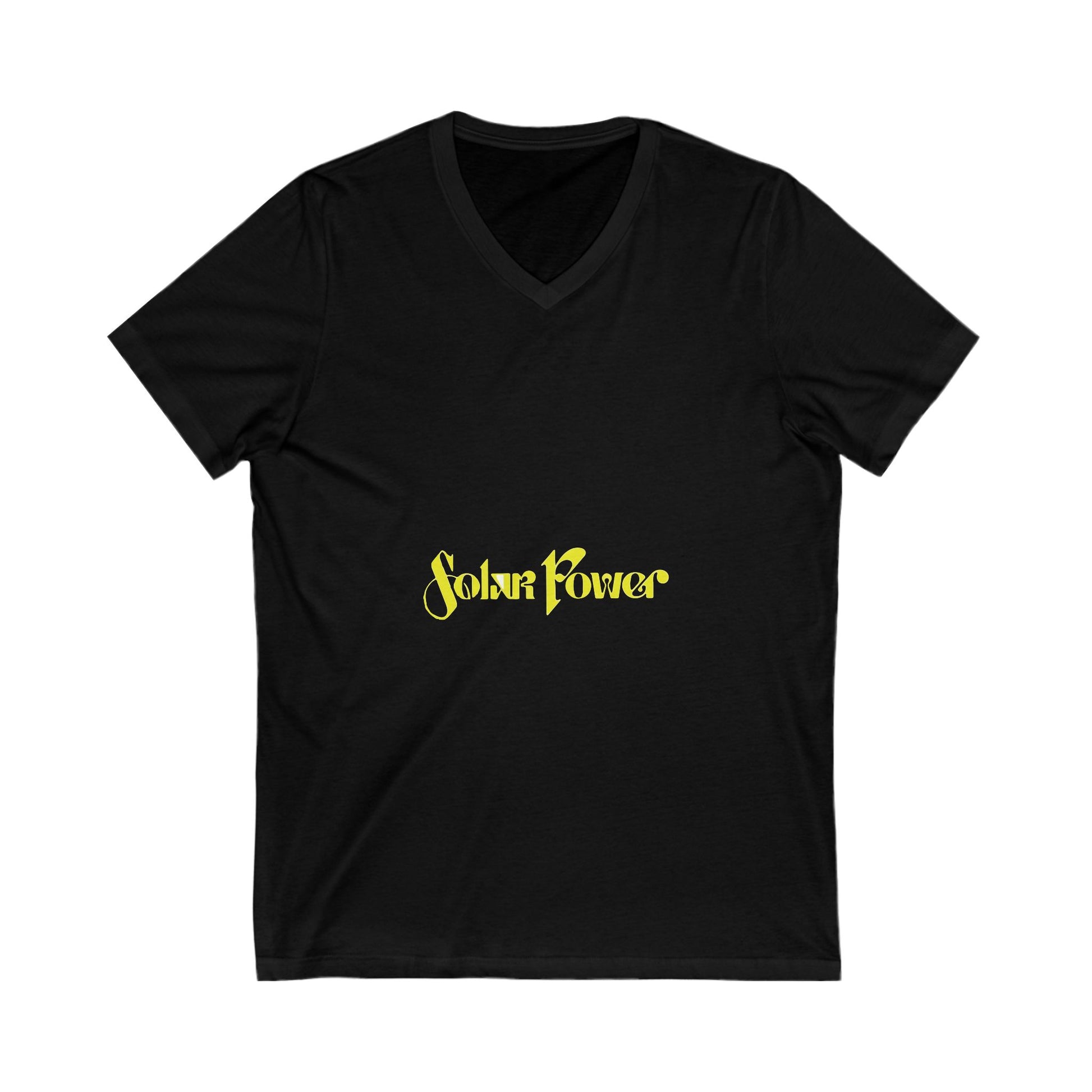 Solar Glow Unisex Jersey Short Sleeve V-Neck Tee - snazzymerch