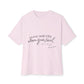 Bold Outline Unisex Oversized Boxy Tee - snazzymerch