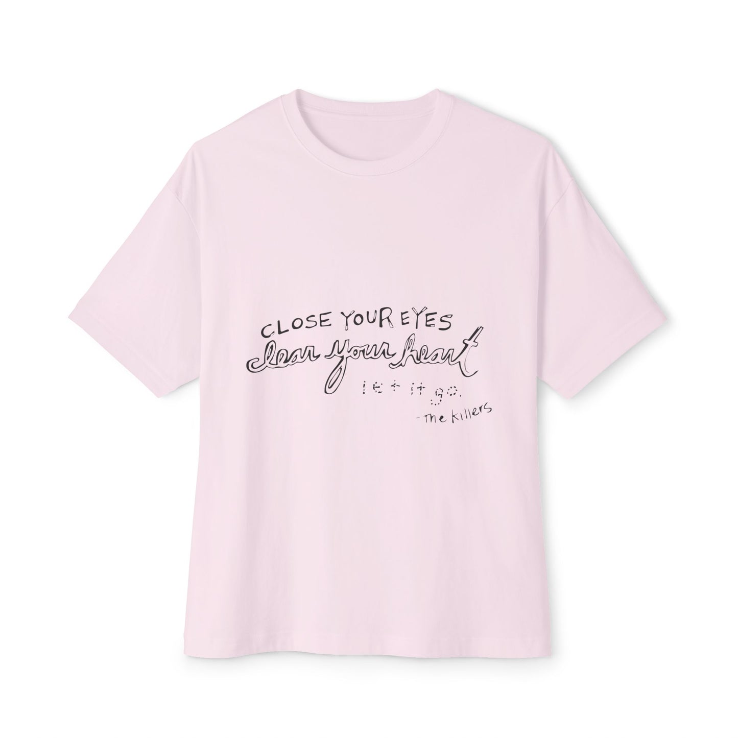 Bold Outline Unisex Oversized Boxy Tee - snazzymerch