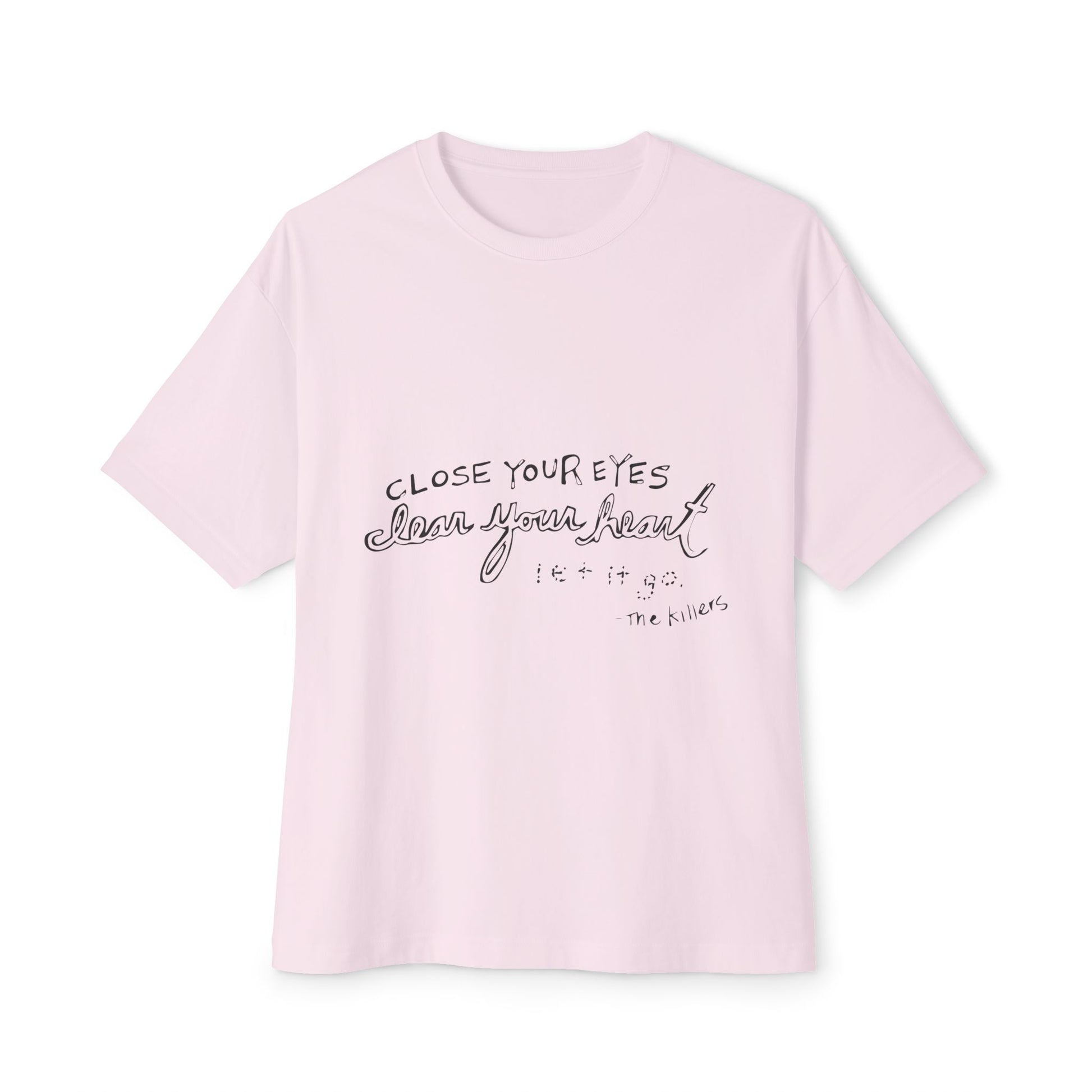 Bold Outline Unisex Oversized Boxy Tee - snazzymerch