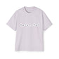 Minimal White Orbit Men's Heavy Oversized Tee - snazzymerch