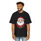Cute Santa Claus Oversized Tee – Festive Christmas Cartoon T-Shirt Printify