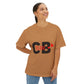 Heart Team Unisex oversized Boxy Tee - snazzymerch