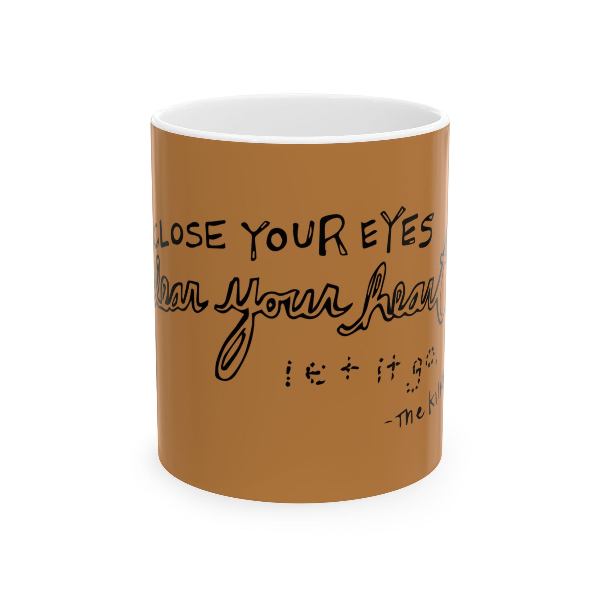 Bold Outline Ceramic Mug, (11oz, 15oz) - snazzymerch