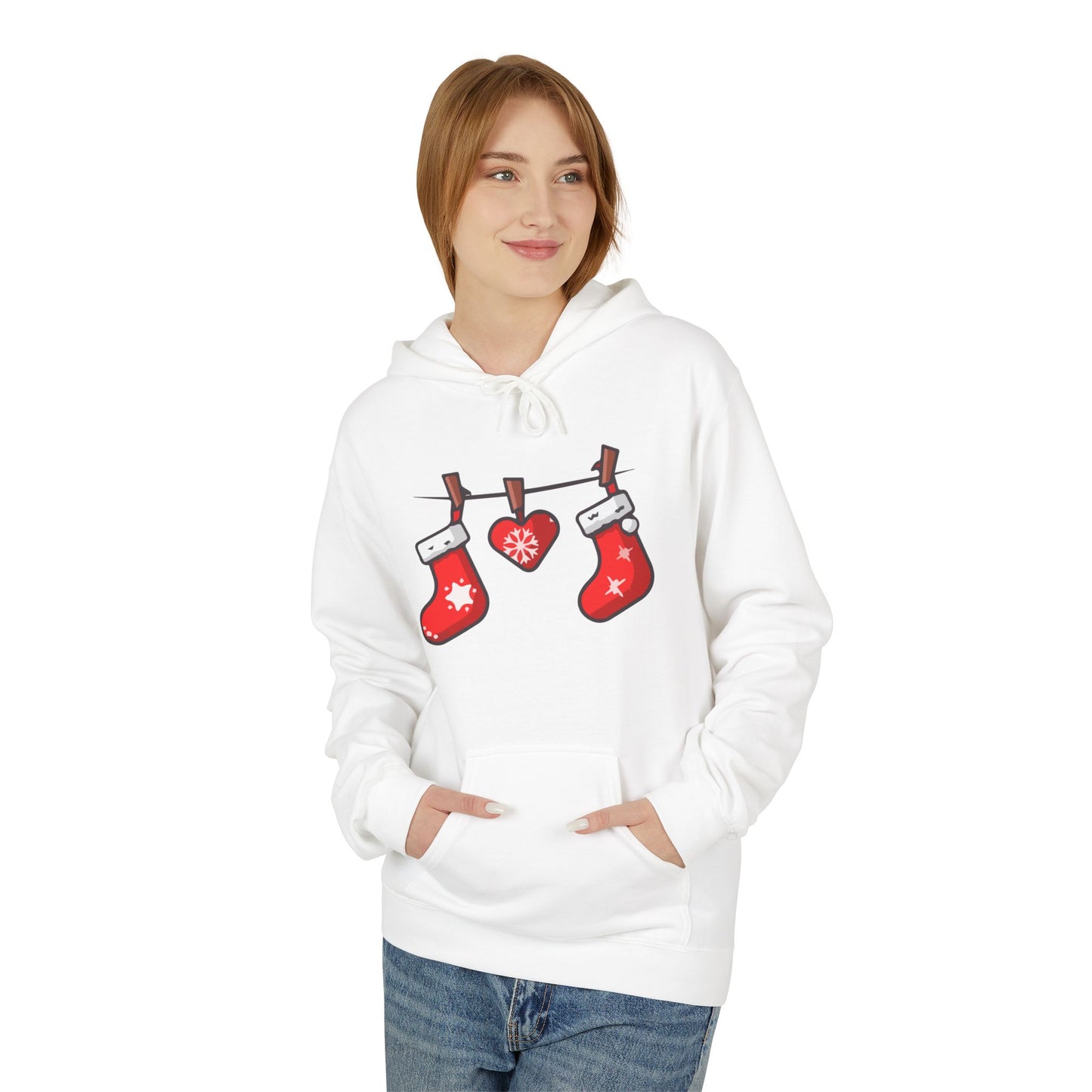Hanging Stockings Christmas Hoodie – Holiday Edition Printify