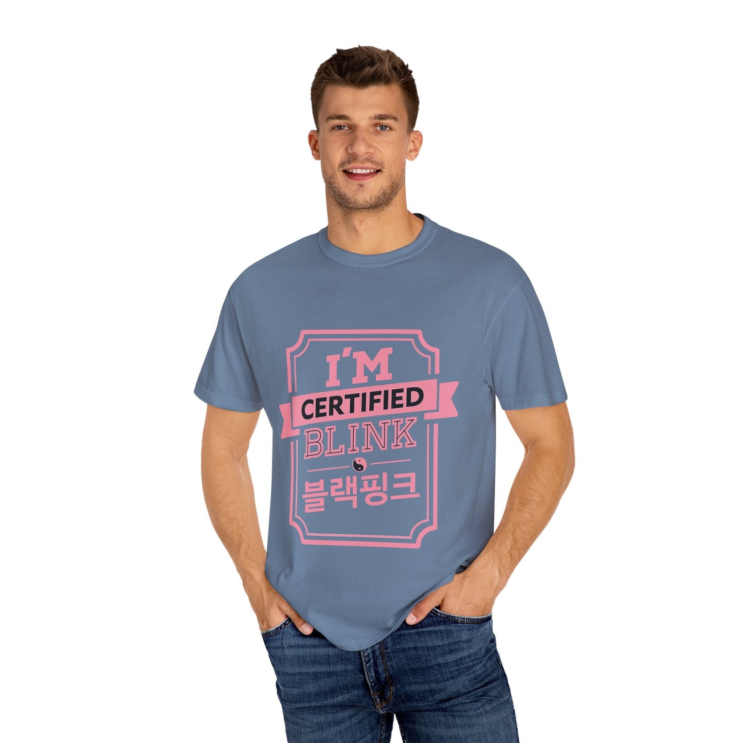 Certified BLINK Badge – Dyed T-shirt Printify