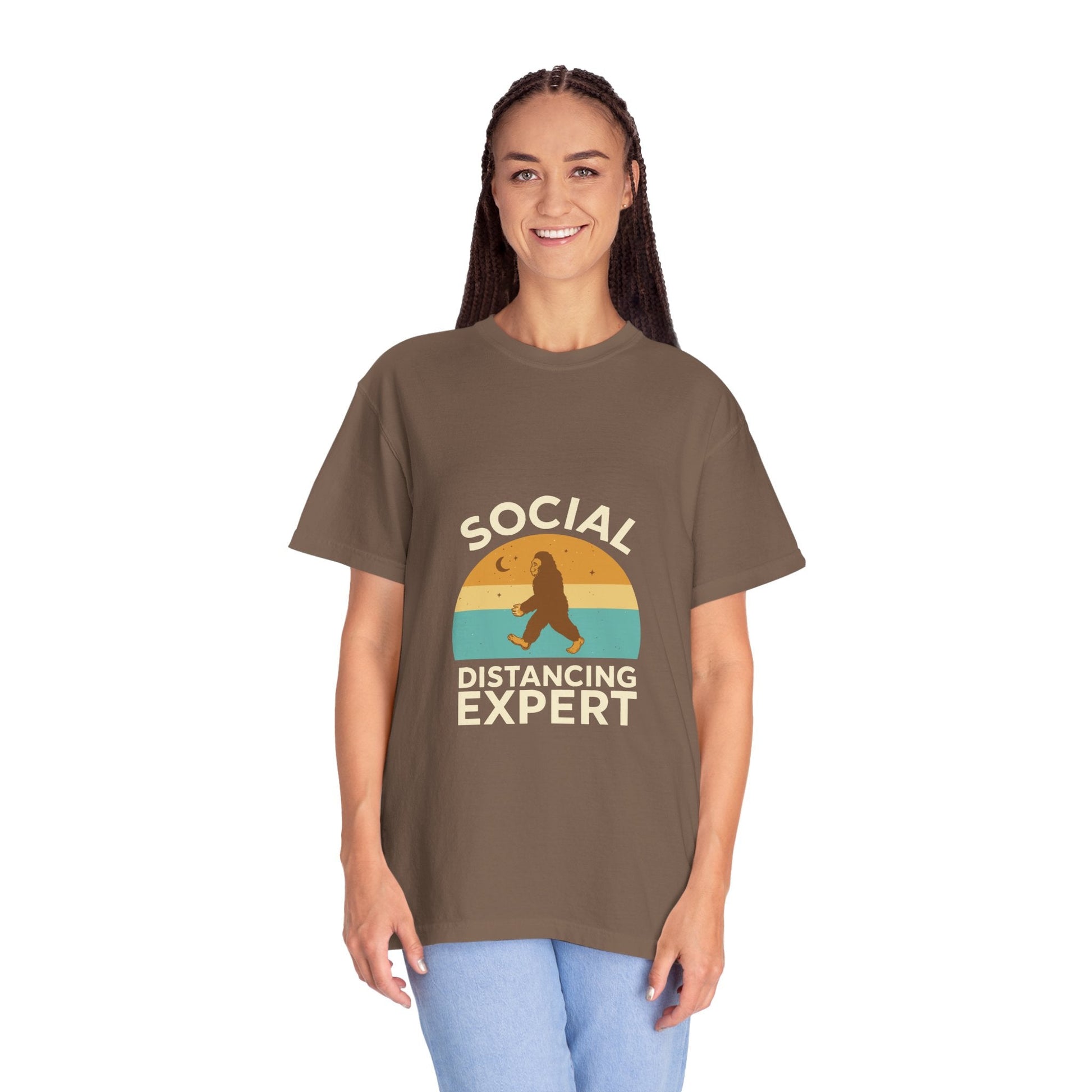 Dyed T-shirt – Snazzy Social Distance Edition Printify