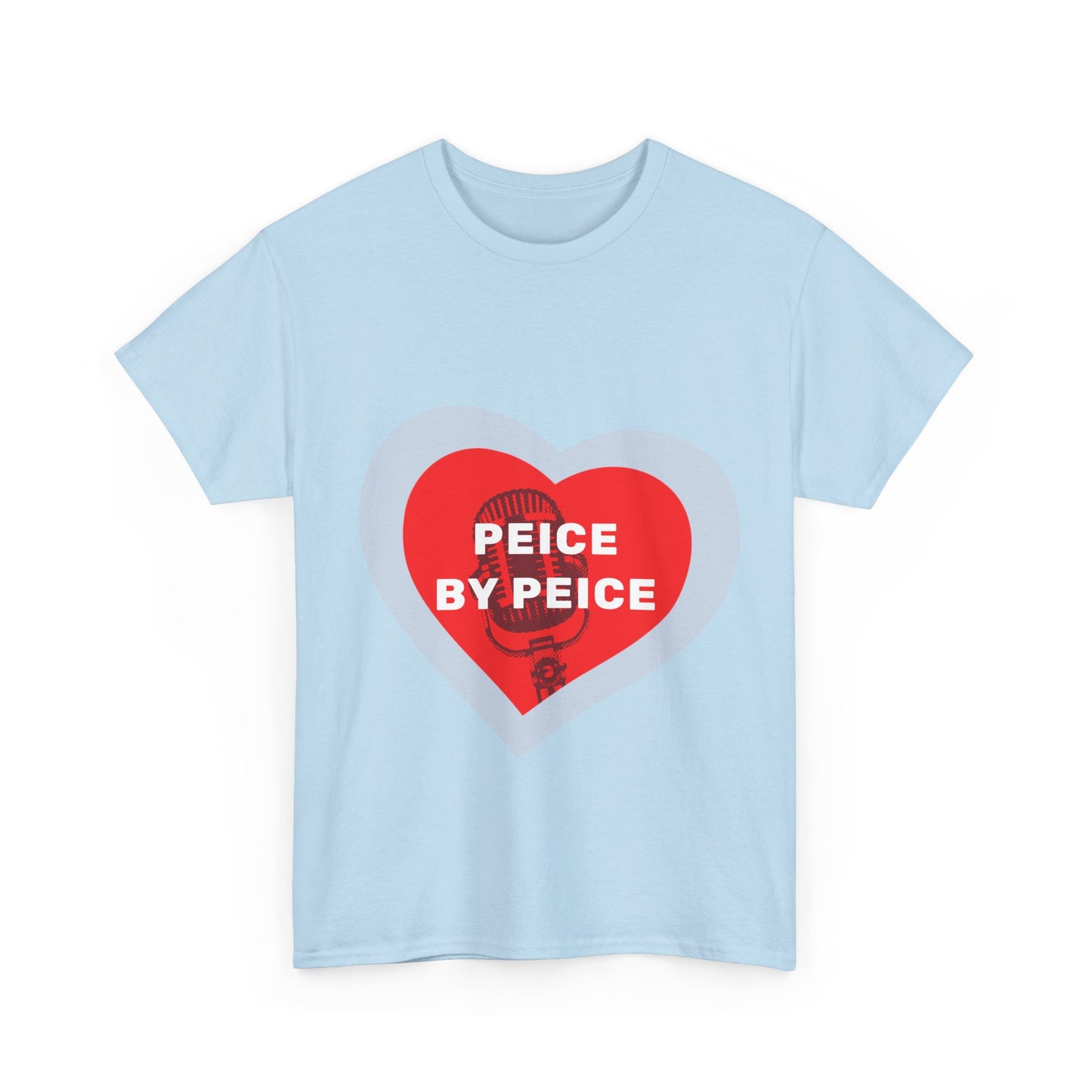 Piece by Piece Mic Drop Unisex Heavy cotton tee Printify