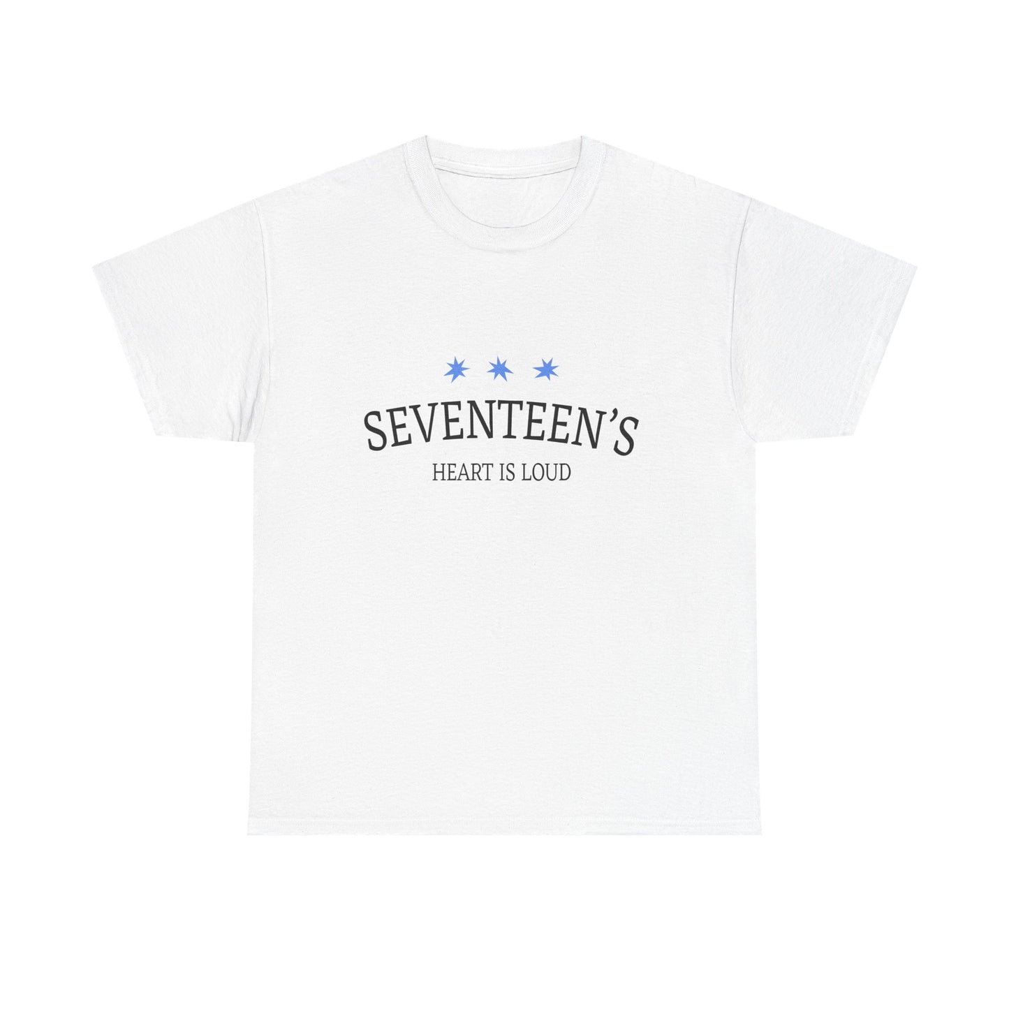 Blue Star Cluster Unisex Heavy Cotton Tee - snazzymerch