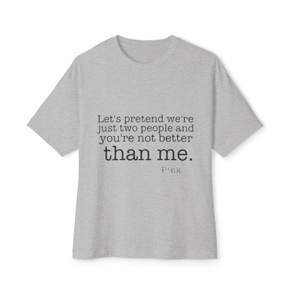 Strong & Brave Unisex Oversized Boxy Tee - snazzymerch
