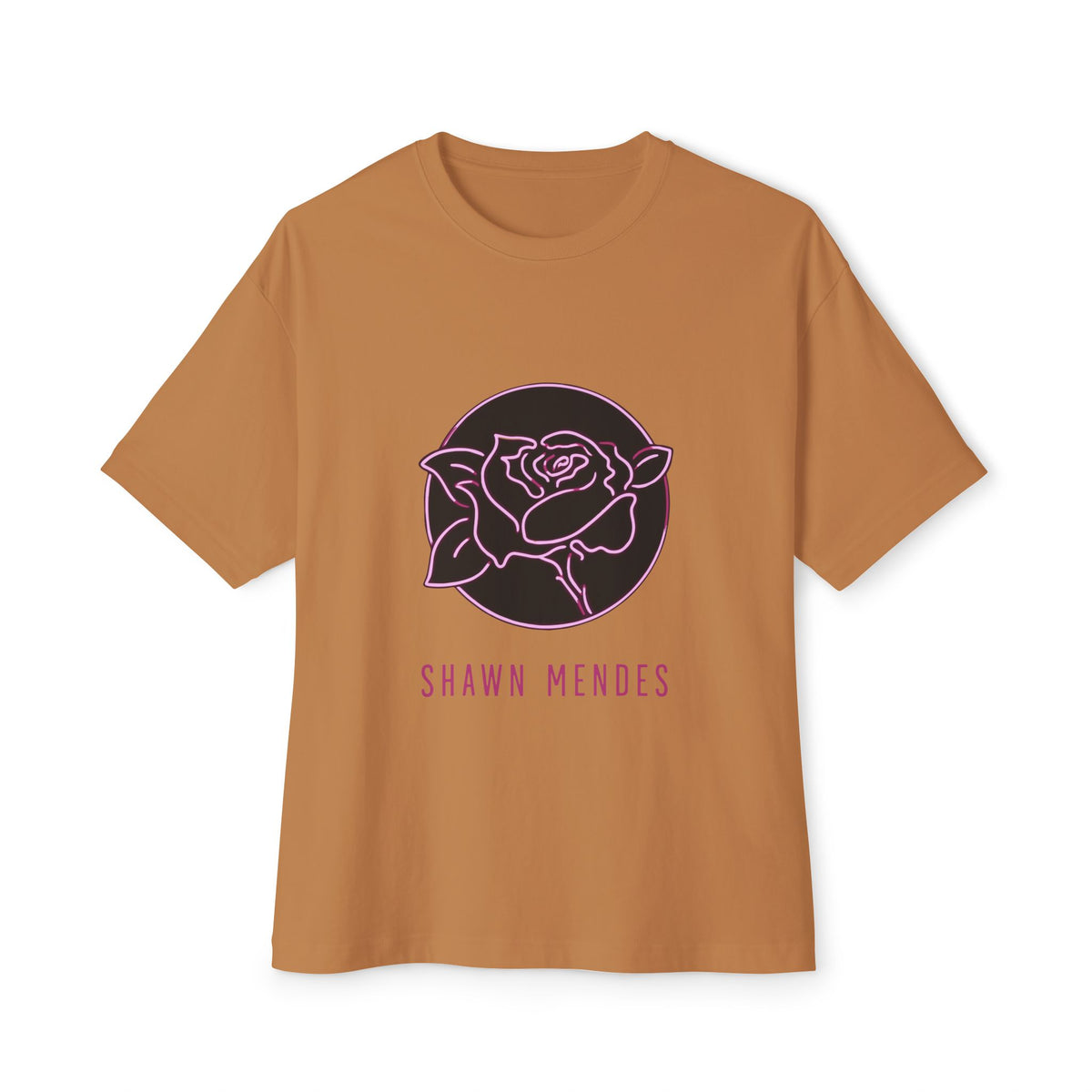 Neon Bloom Unisex Oversized Boxy Tee Printify