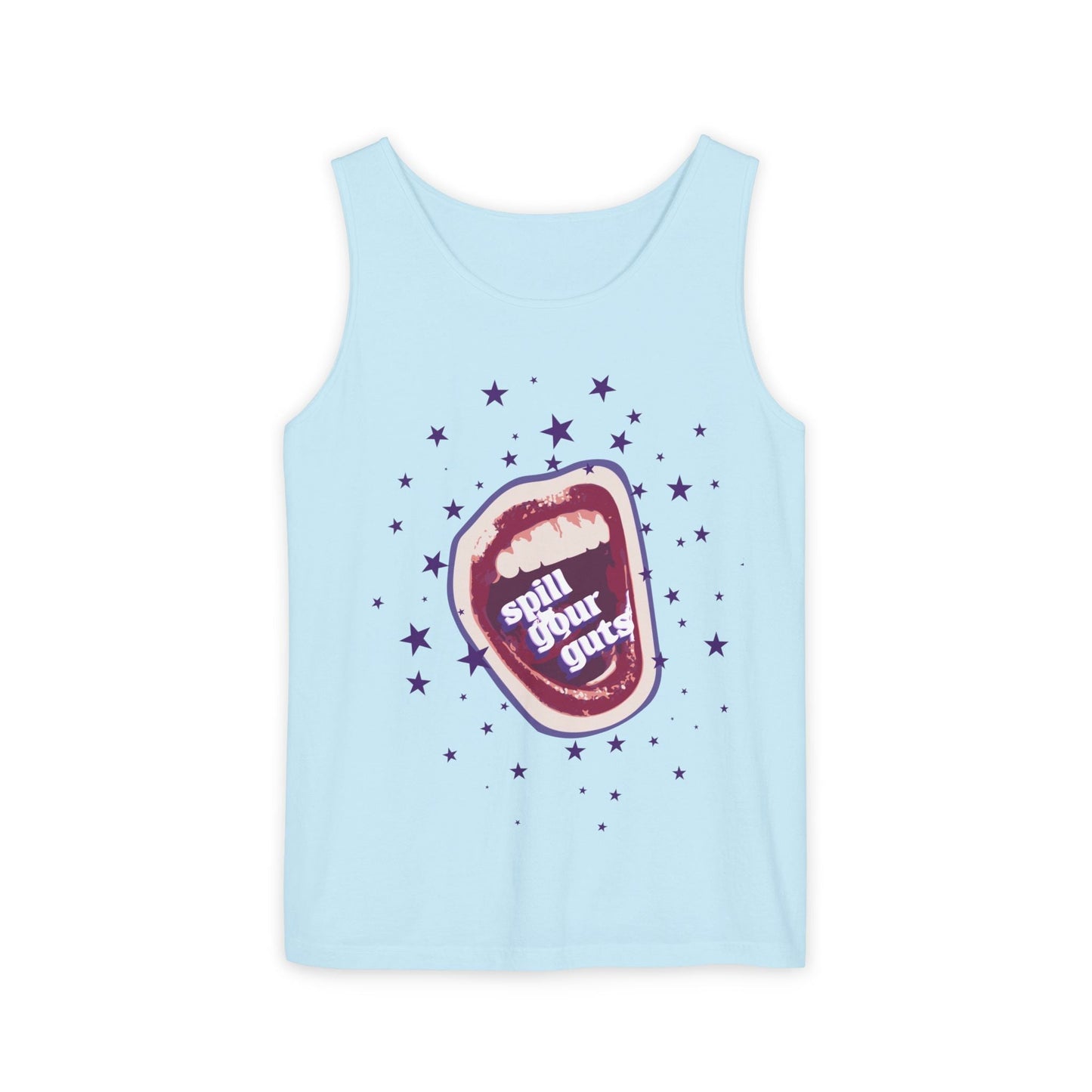 Spill Your Guts Scream-Dyed Tank Top Printify