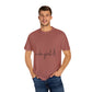 Retro Font Unisex Garment-Dyed T-shirt - snazzymerch