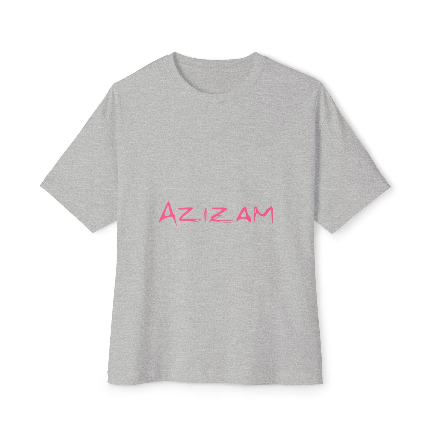Handwritten Heart Doodle Oversized Boxy Tee Printify