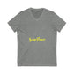 Solar Glow Unisex Jersey Short Sleeve V-Neck Tee - snazzymerch