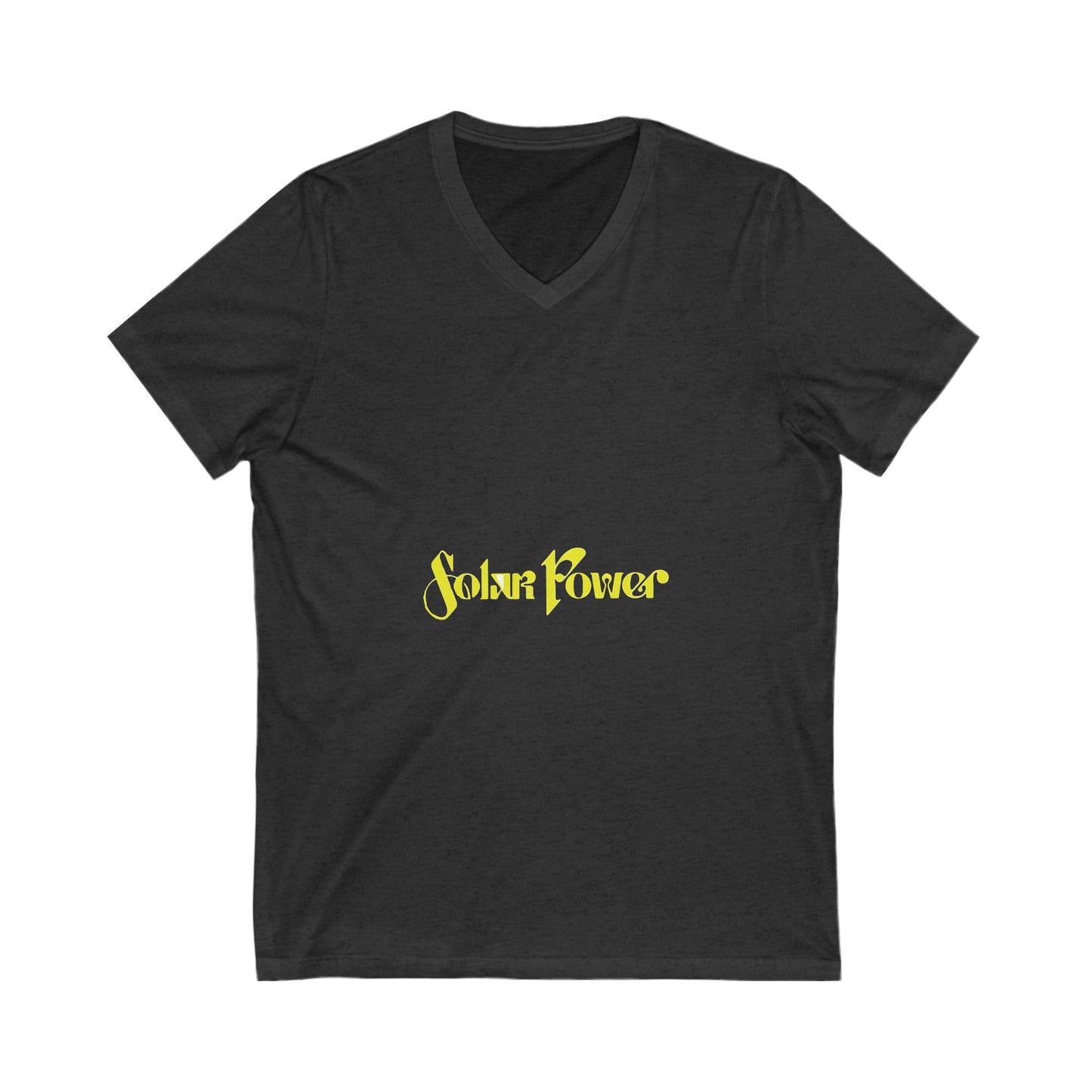 Solar Glow Unisex Jersey Short Sleeve V-Neck Tee - snazzymerch