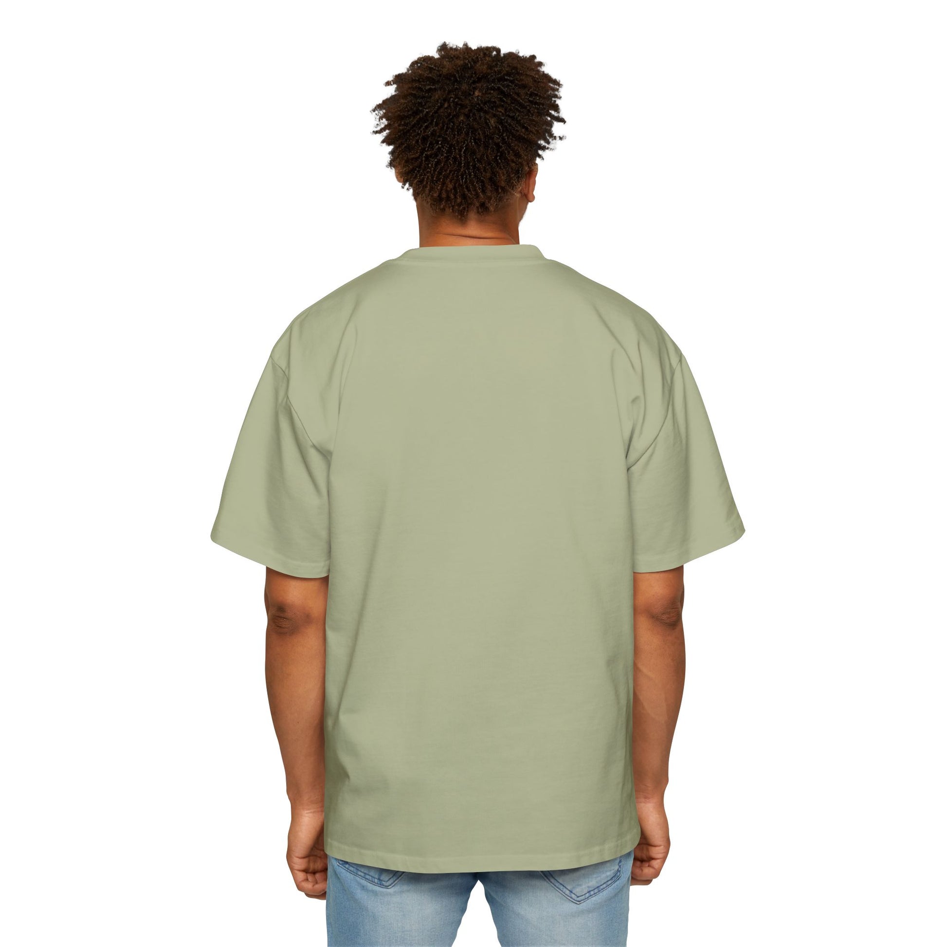 Happy Times Gradient Men's Heavy Oversized Tee - snazzymerch