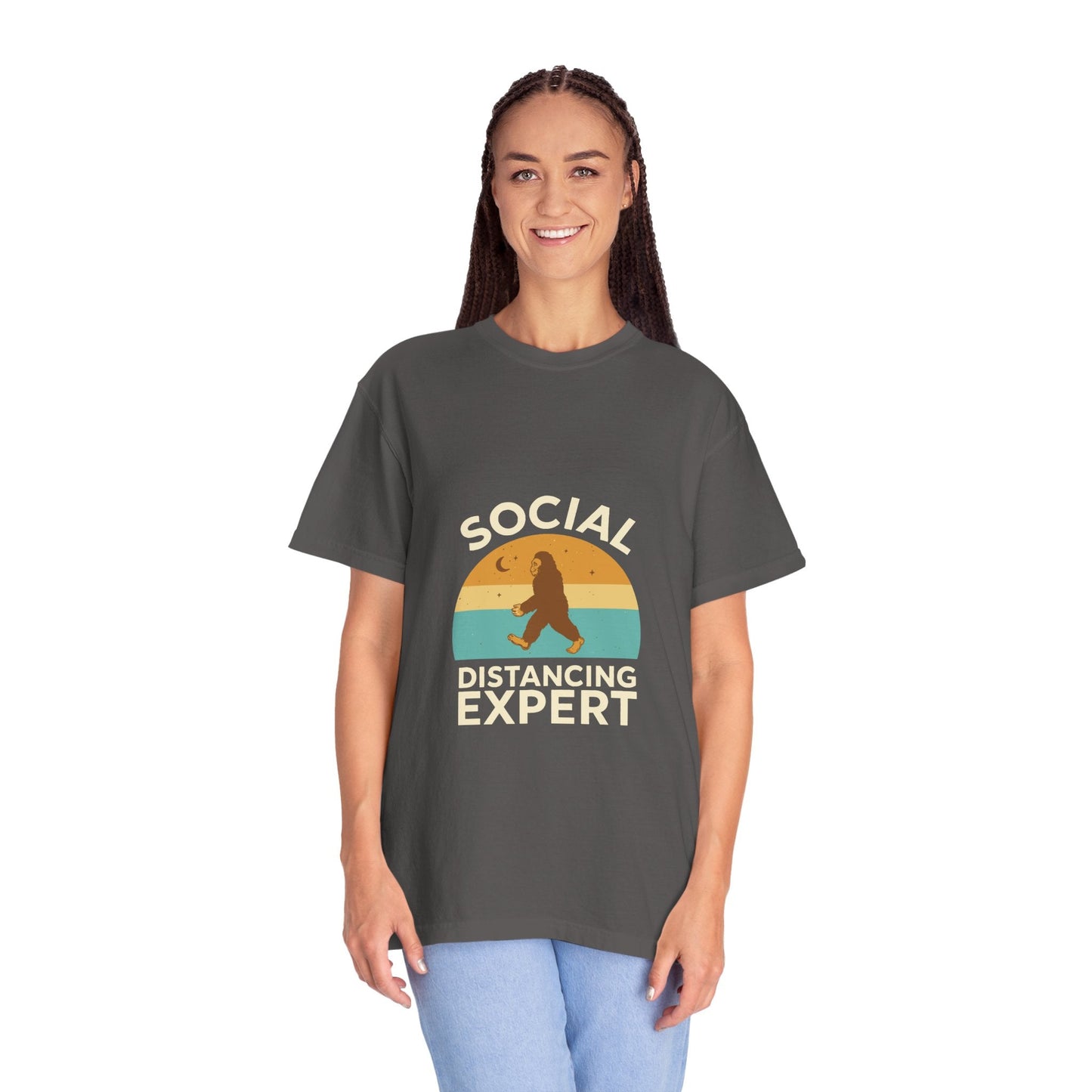 Dyed T-shirt – Snazzy Social Distance Edition Printify