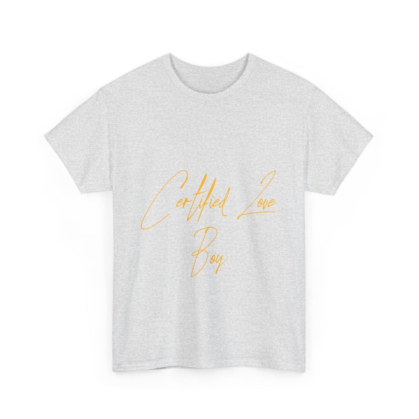 Certified Lover Boy Script Heavy Cotton Tee Printify