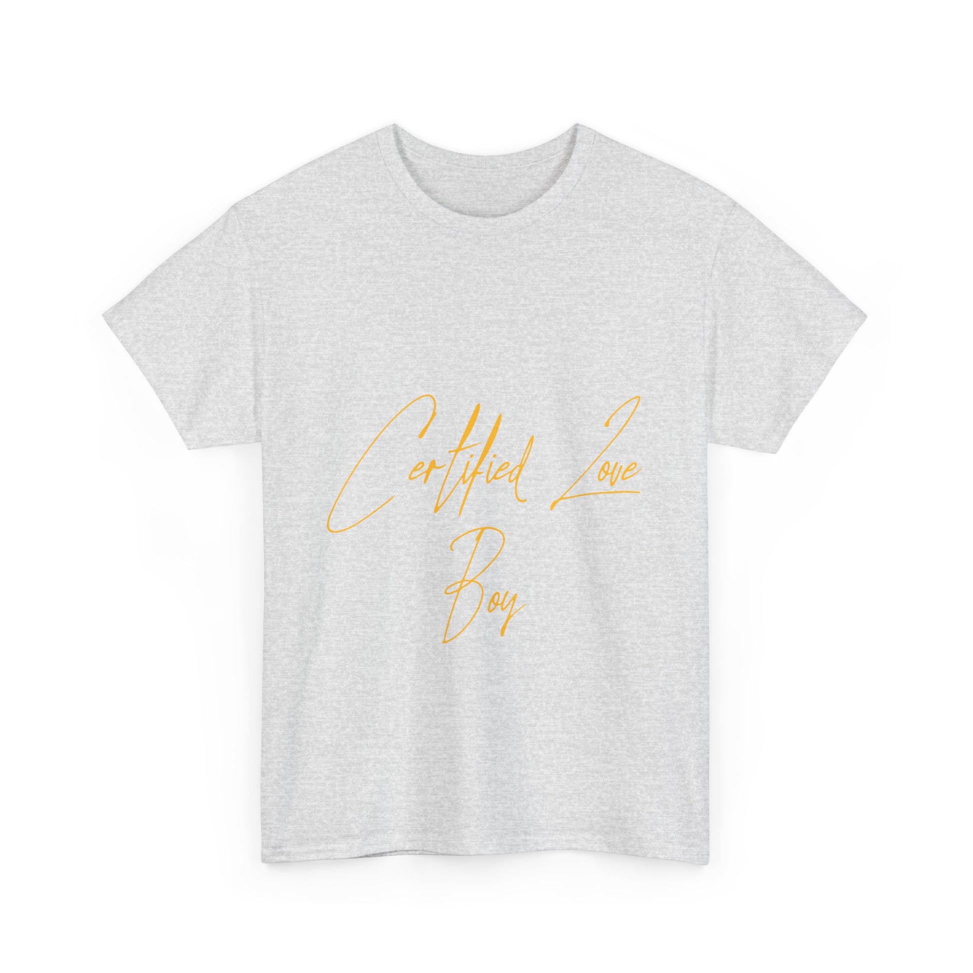 Certified Lover Boy Script Heavy Cotton Tee Printify
