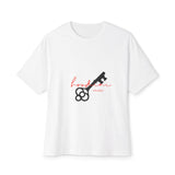 Cursive Spell “Houdini” Unisex Oversized Boxy Tee - snazzymerch