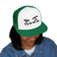 Billie Eilish Inspired Trucker Cap – Eyes & Shadows Gothic Edition Printify