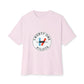 Trident Glow Unisex Oversized Boxy Tee - snazzymerch
