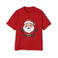 Cute Santa Claus Oversized Tee – Festive Christmas Cartoon T-Shirt Printify