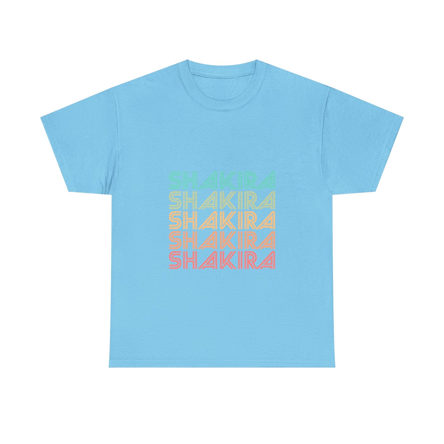 Retro Pop Lines Unisex Heavy cotton tee Printify
