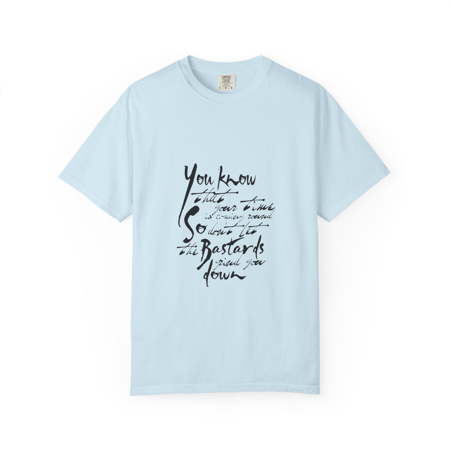 Bold Outline Logo Unisex Garment-Dyed T-shirt - snazzymerch