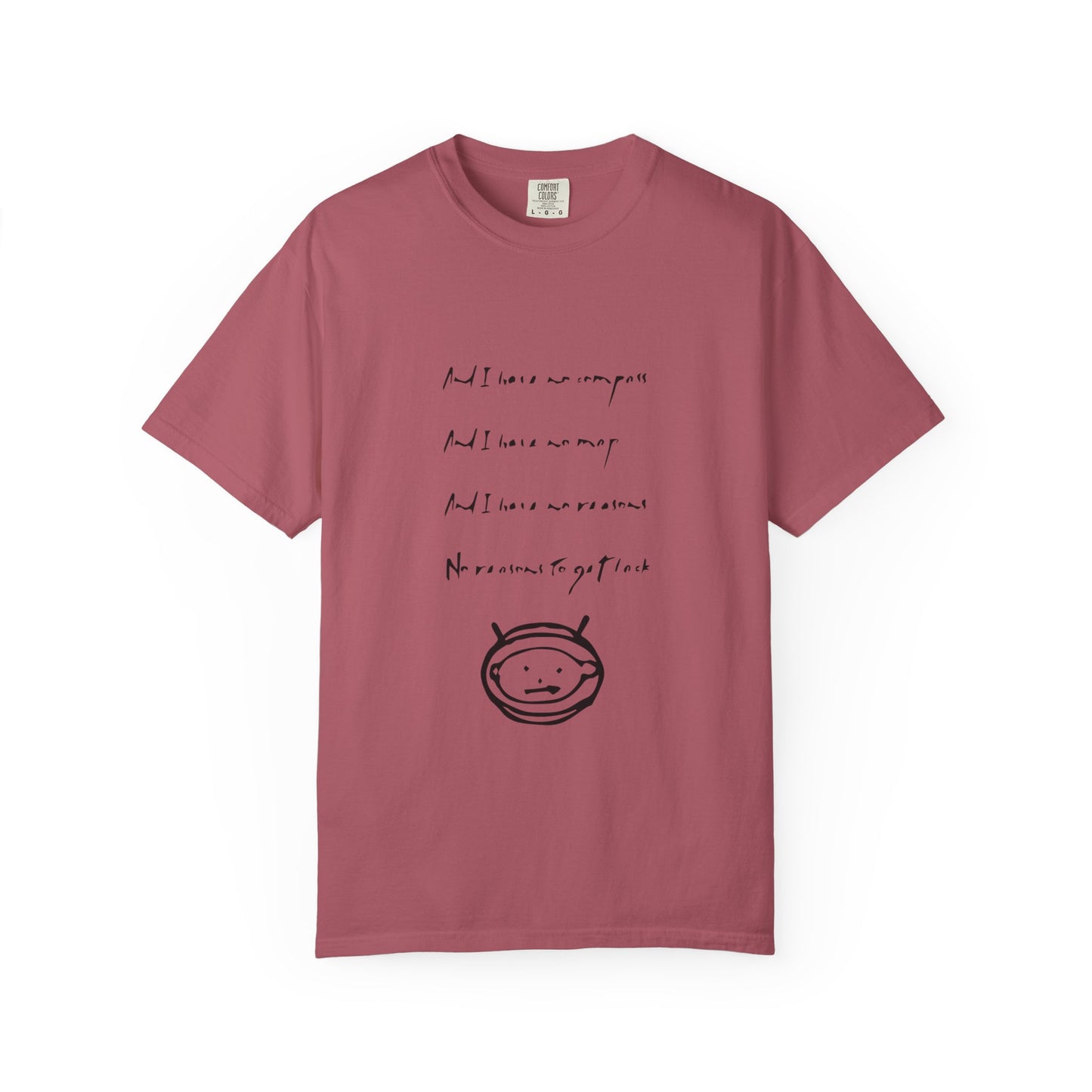 Minimalist Music Unisex Garment-Dyed T-shirt - snazzymerch