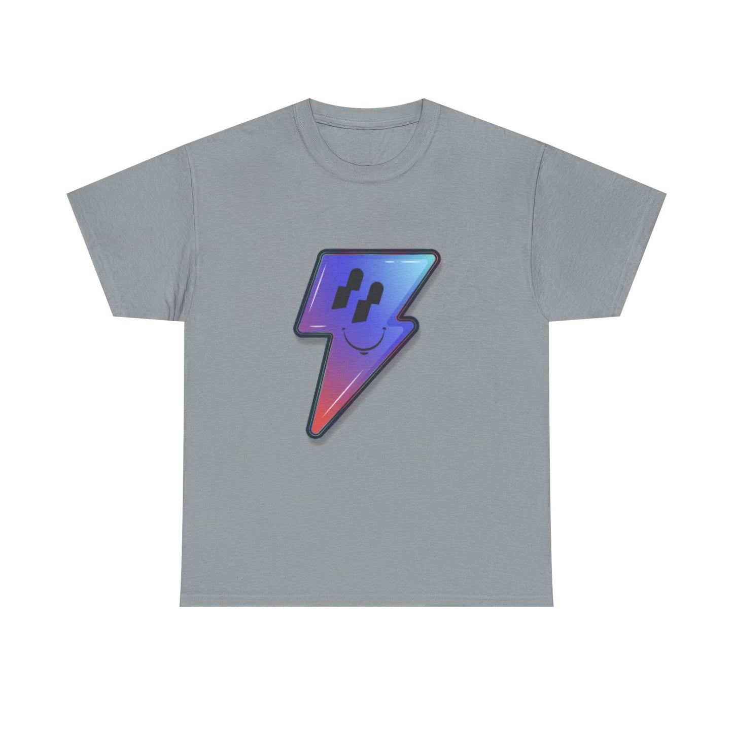 Smiley Charge Pop Unisex Heavy cotton tee Printify