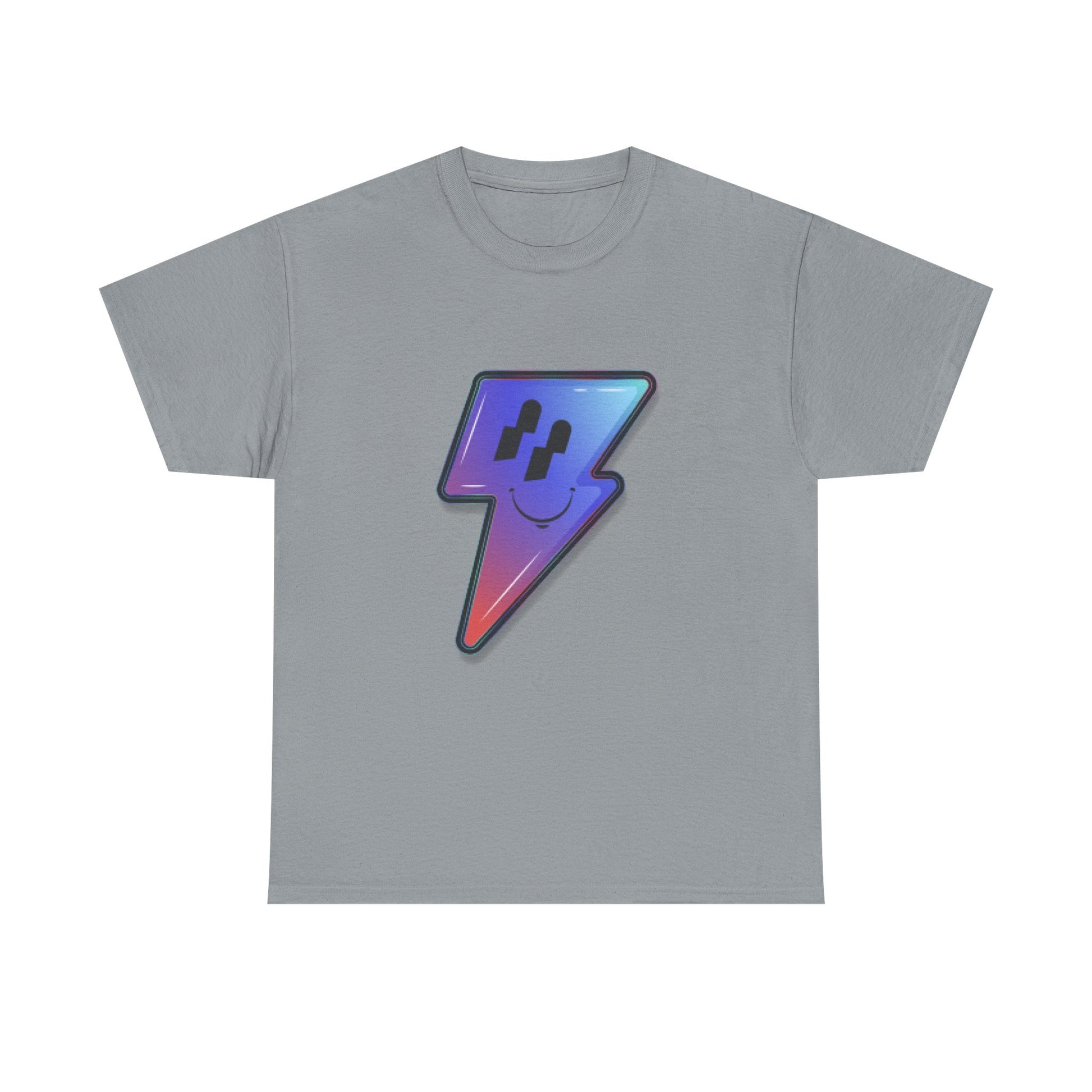 Smiley Charge Pop Unisex Heavy cotton tee Printify